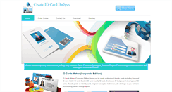 Desktop Screenshot of createidcardbadges.com